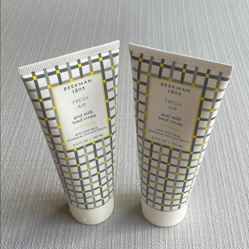 Beekman 1802 Fresh Air Goat Milk Hand Cream set of two